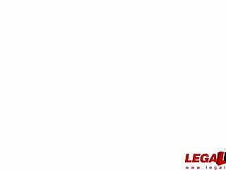 Ria Sunn and Kristy Black engage in anal and double penetration foursome with monster cocks in legal porn SZ1396
