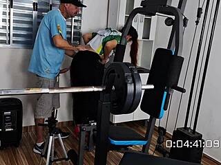 trans employees in the warehouse! public solo crossdressing at work with ass exposed!