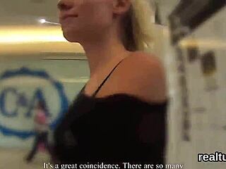 Adorable Czech Girl Teased In Supermarket Then Ridden In Pov With Clothes Ripped