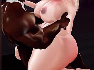 castigando a una buena hembra blanca en imvu