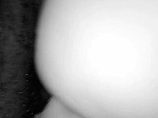 She's riding that big black cock like there's no tomorrow in this intense session