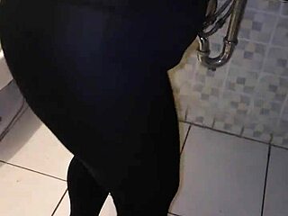 hiring a cleaning employee who shows up in see-through leggings and a tiny thong, sparking curiosity.