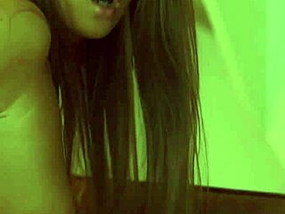 Does the hottie grab a toy for her solo orgasm?