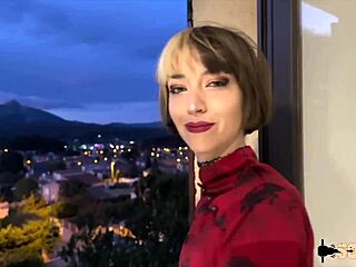 oney belle takes double penetration in her ass french style