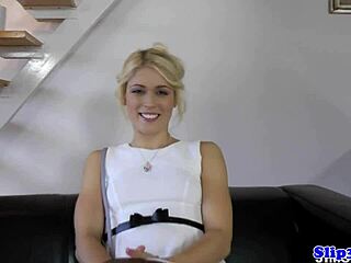 czech babe sucks old british cock then gets pounded in pov