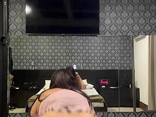 brunette mature lover slaps and rips clothes during striptease