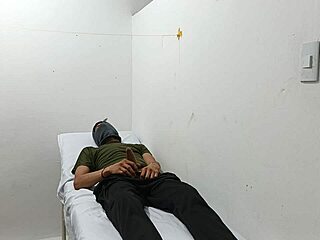 Kinky doctor masturbates his cock in the office. Cute latina young 18+ patient pretty.