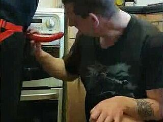 Pegging Boyfriend's Ass In Kitchen, Cornfield, And Bathroom!