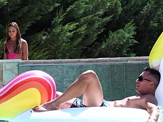 i watched girls rimming sensually and dirty by the pool, it was so hot