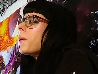 GOTH TEEN KISSES WITH FETISH ASMR!