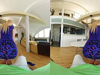 in czech vr 373, the mesmerizing blonde is horny for your cock