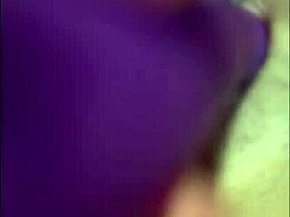 latina babe masturbates with dildo waiting for roommate to finish her off?