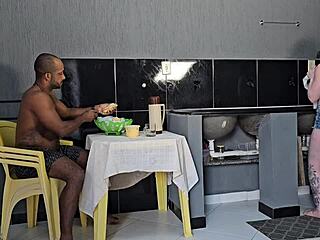Fucking my friend's husband while she buys milk