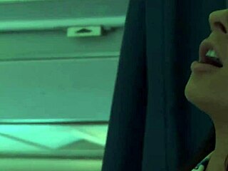 airplane xxx lesbian sex with big tits and toys