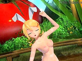 Kagamine Rin Popipo Project Diva Nude Mod Showcases Big Tits And Ass