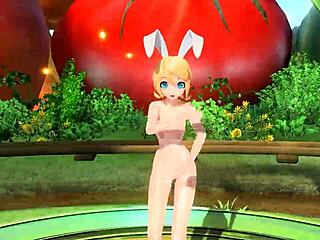 Kagamine Rin Popipo Project Diva Nude Mod Showcases Big Tits And Ass