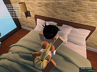 Roblox Slut Sucks and Fucks Massive Cock Hard