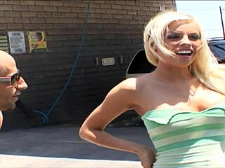 curvy blonde enjoys big cock until covered in jizz