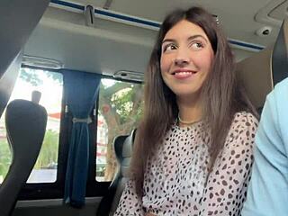 I flash dick in crowded bus, stranger helps me cum