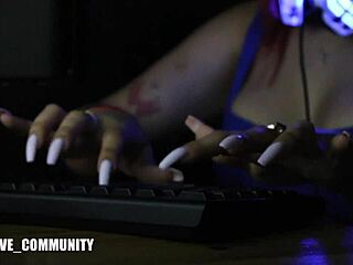 Community manager Alice relaxes with ASMR keyboard sounds