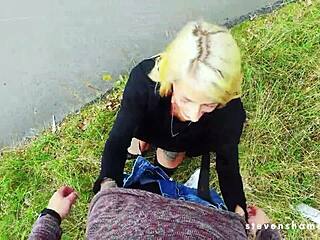 Slut Babe Enjoys Public Fucking In Car With Blowjob And More