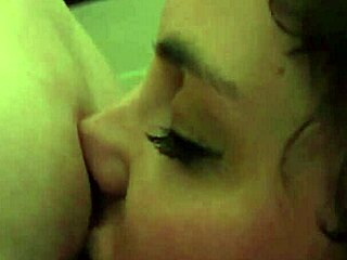 inked brunettes lick pussies in kitchen orgasm