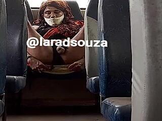 Bold Indian Crossdresser Lara Dsouza Slutty Bus Video Part 2