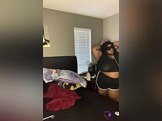 Ebony bbw wife loves being treated like a fuck doll in our swinger group 😈