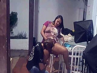 Kiss challenge: who cums first loses with paty bumbum!