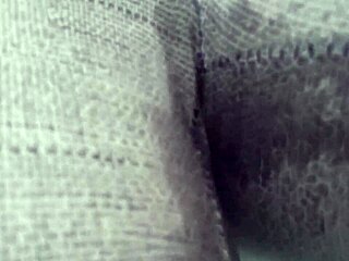 European woman flashes tits in public garden then wets pants