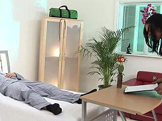 Latina Nurse Fucks Horny Patient In Quickie Session