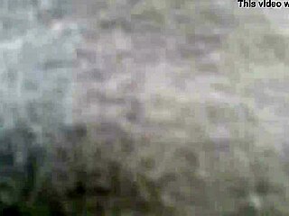 European woman flashes tits in public garden then wets pants