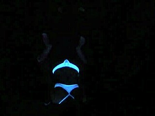 Scarlett johnson under blacklight in intense pov sex