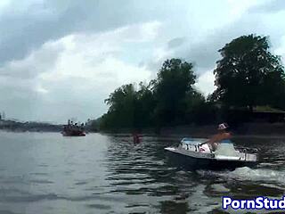 Watch this eurobabe ride that waterbike naked?