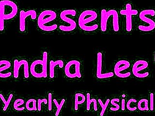 kendra lee spreads legs wide in intense yearly physical exam