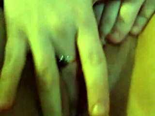 playing with pussy to friends porno close up fingering masturbation 😈