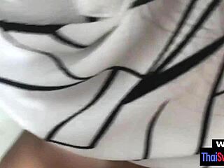 Real Amateur Thai Girlfriend's Tits Bounced In Kitchen Quickie