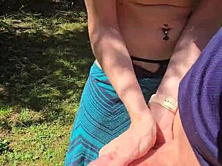 Wife, give me a quick handjob on our walk?