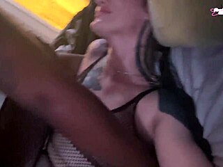 Elle Receives Aggressive BBC And Creampie In Doggy