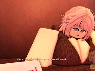 Animated Roblox Titty Fuck Scene With Busty Character