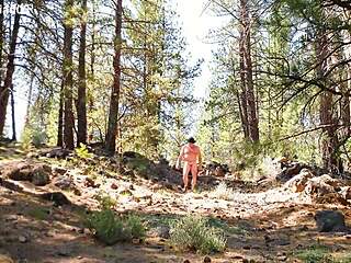 Simscristian05 Naked Hike Flashing Public Exhibitionists On Hill In See-Through Outfit July 11 2025