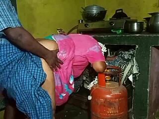 Indian Village Girl Gets Pounded Doggy Style In Kitchen!
