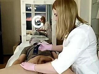 Russian Beauty Shaves Hairless Pussy Close Up On Webcam Before Hard Monster Cock Fucking
