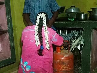 Indian Village Girl Gets Pounded Doggy Style In Kitchen!