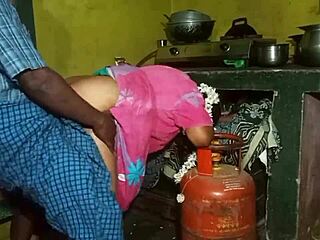 Indian Village Girl Gets Pounded Doggy Style In Kitchen!