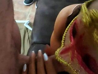 Whoa, my neighbor's giving an epic blowjob! 🔥😏