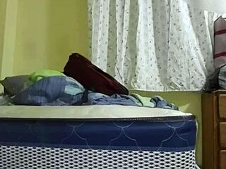 Hey, check out this sexy blonde maid getting fucked hard by a young guy in lingerie!