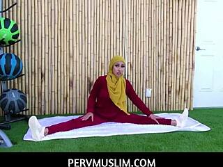 What if a fitness trainer got intimate with his exotic Arabic client during a session?
