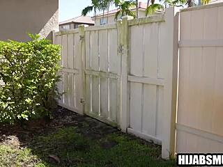 Muslim Woman Convinced by Neighbor for Intimate Encounter