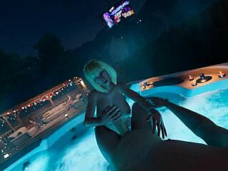 Big Natural Tits Blonde Brittney Jerks Off Huge Cum At College Party
